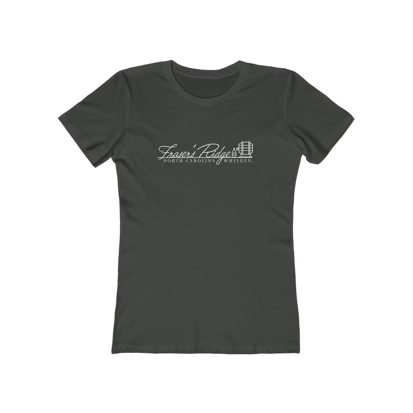 Fraser's Ridge North Carolina — Whiskey Outlander Fans Tee — 'Claire, Jamie & A Good Whiskey' Women's T-Shirt