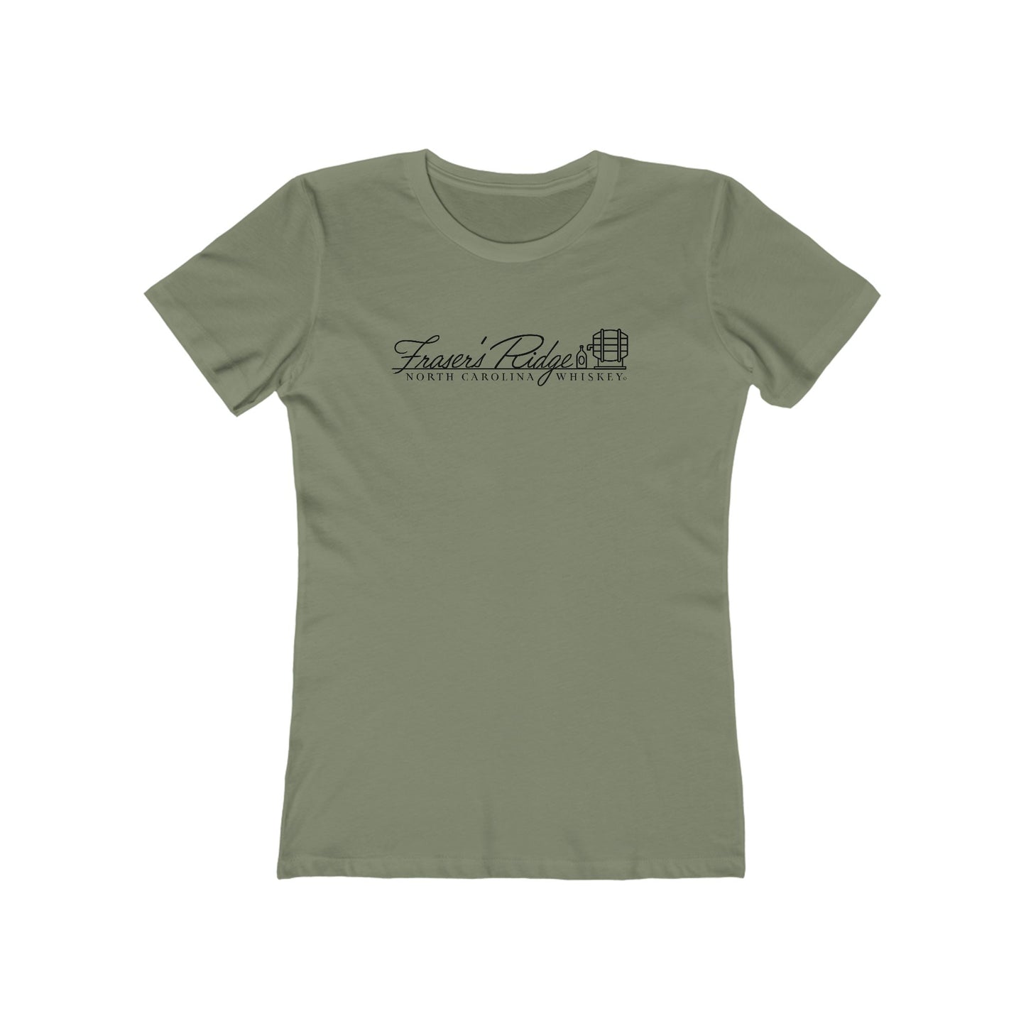 Fraser's Ridge North Carolina — Whiskey Outlander Fans Tee — 'Claire, Jamie & A Good Whiskey' Women's T-Shirt